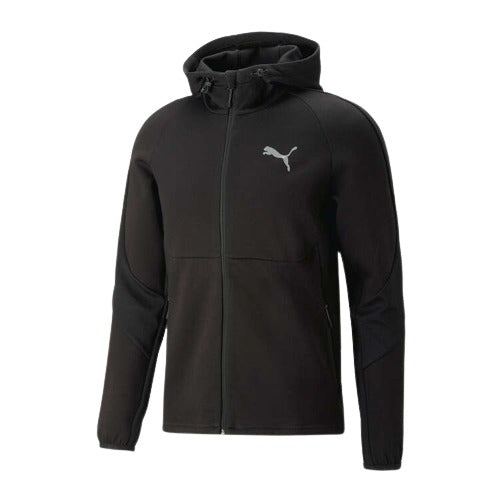 Puma Mens Evostripe Full-Zip Hoodie - Black