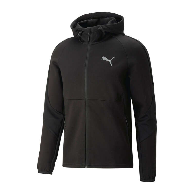 Puma Mens Evostripe Full-Zip Hoodie - Black