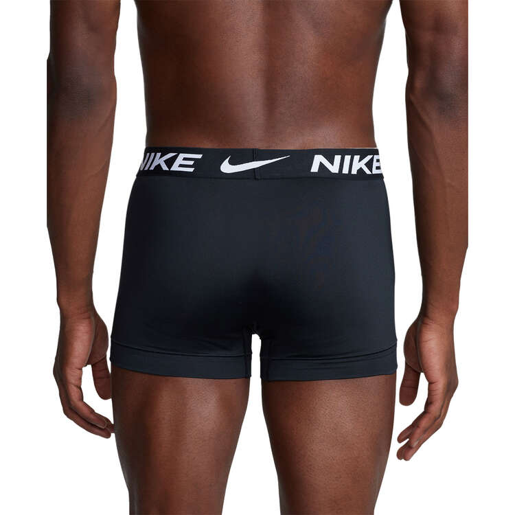 Nike Mens Dri-FIT Essentials Micro Trunks 3 Pack - Black