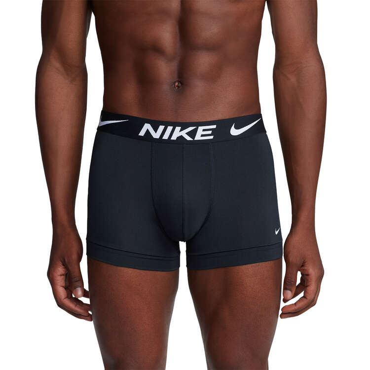 Nike Mens Dri-FIT Essentials Micro Trunks 3 Pack - Black