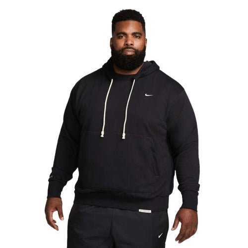 Nike Mens Standard Issue Dri-FIT Pullover Basketball Hoodie - Black/Ivory