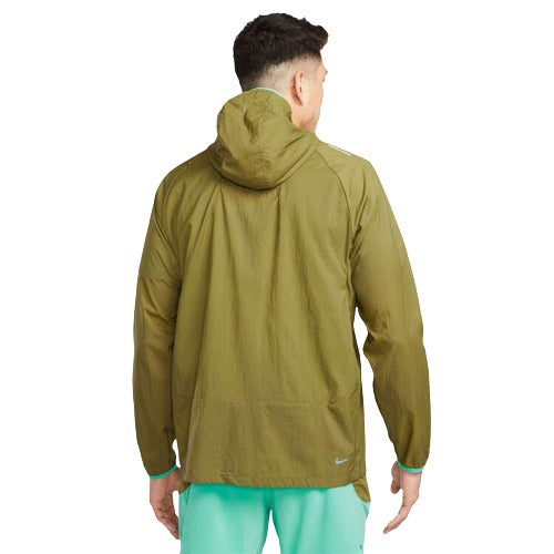 Nike Mens Trail Aireez Lightweight Running Jacket - Green