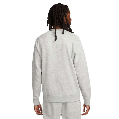 Nike Mens Club Fleece+ Brushed Back Sweatshirt - Grey