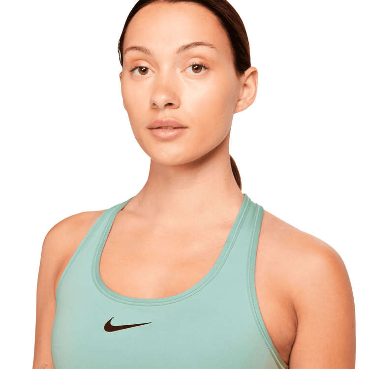 Nike Womens Swoosh Medium-Support Padded Sports Bra - Blue