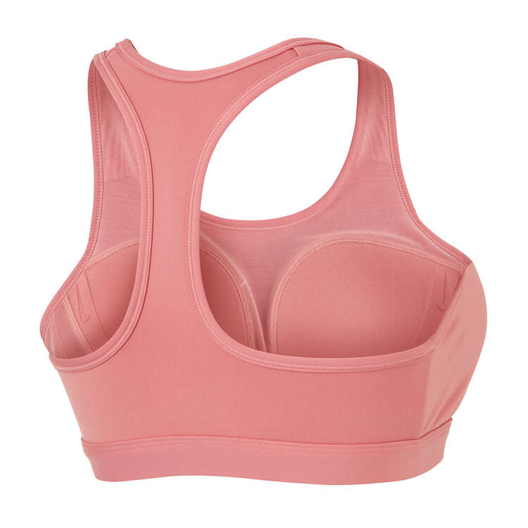 Nike Womens Swoosh Dri-FIT Medium-Support Padded Sports Bra - Rose