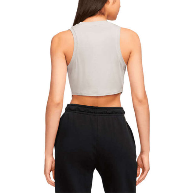 Nike Womens Sportswear Essentials Cropped Tank - White