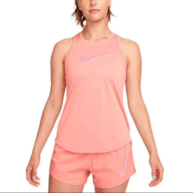 Nike Womens Dri-FIT Swoosh Running Tank - Pink