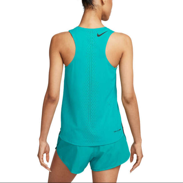 Nike Womens ADV Aeroswift Racing Tank - Teal