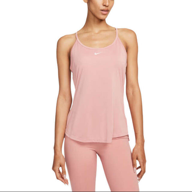 Nike Womens Dri-FIT One Tank Relaxed Fit - Rose