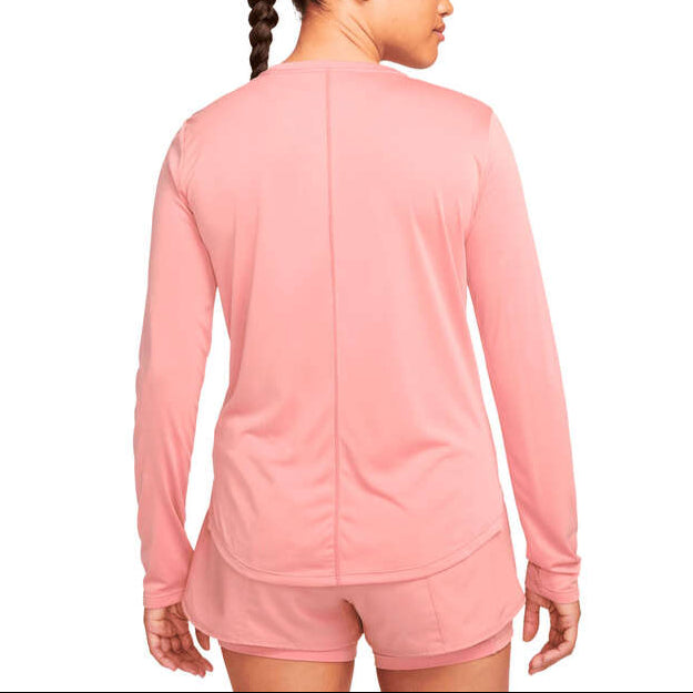 Nike Womens Dri-FIT One Standard Longsleeve Top - Pink