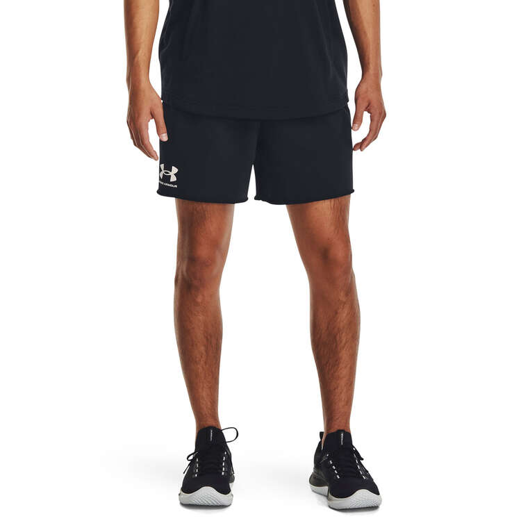 Under Armour UA Rival Terry 6-inch French Terry Shorts - Black