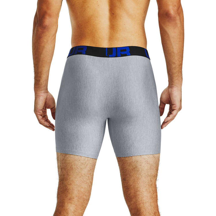 Under Armour Mens UA Tech 6-inch Underwear 2 Pack - Blue