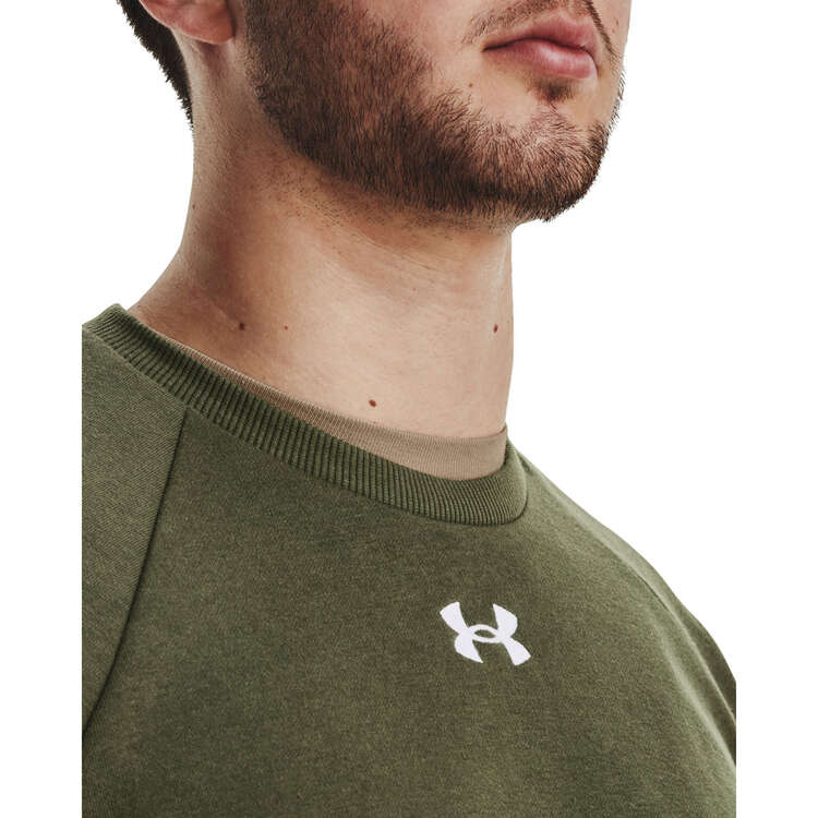 Under Armour Mens UA Rival Fleece Crew - Green