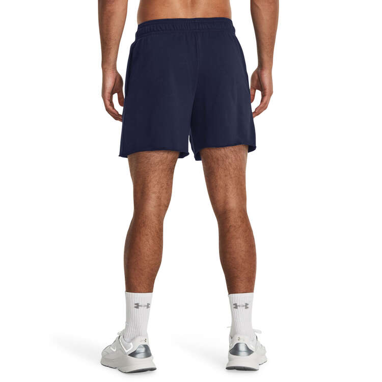 Under Armour Cotton UA Rival Terry 6-inch Shorts - Navy