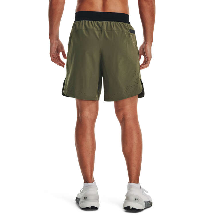 Under Armour Mens UA Peak Woven Polyester Blend Shorts - Green