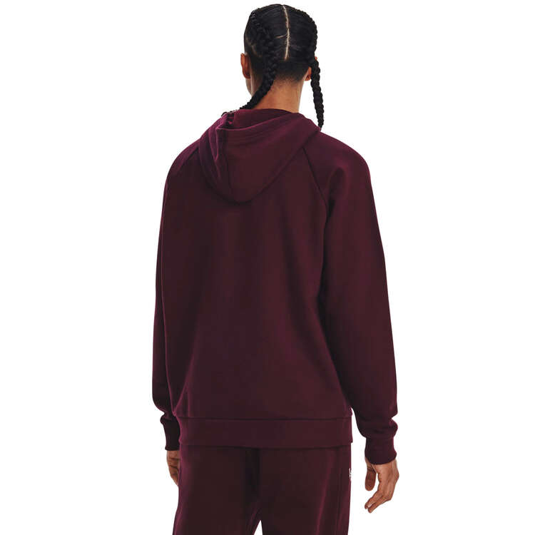 Under Armour Mens Rival Fleece Big Logo Hoodie - Maroon