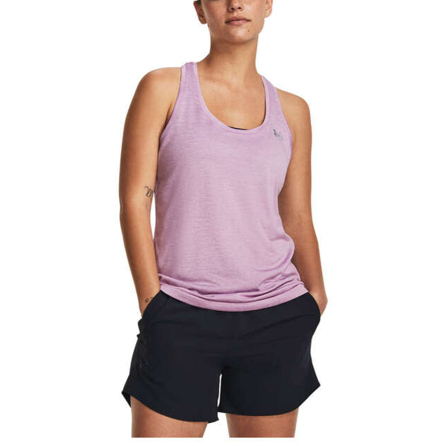 Under Armour Womens Lightweight Twist Tech Tank - Purple