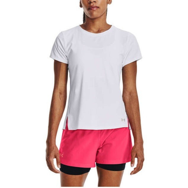 Under Armour Womens Sweat Wicking Iso-Chill Laser Tee - White