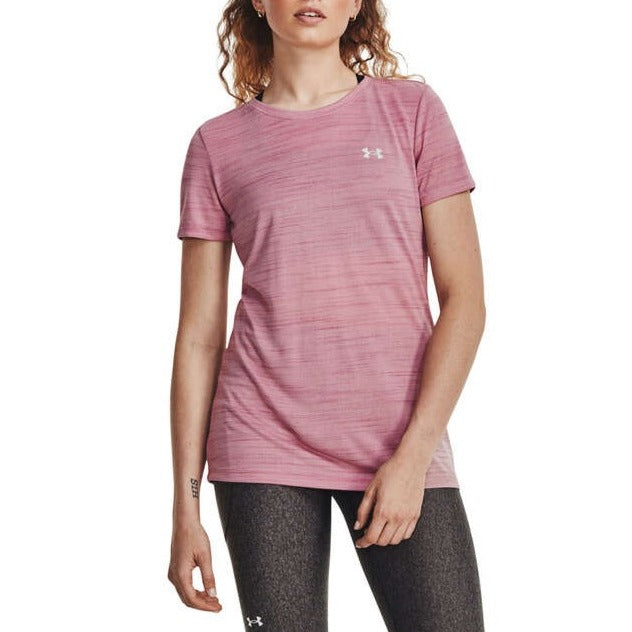 Under Armour Womens Casual UA Tech Tiger Tee - Pink