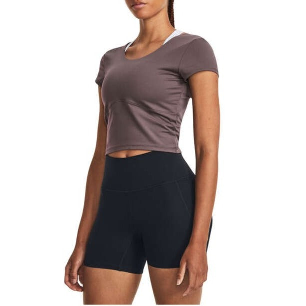 Under Armour Super-Soft Meridian Fitted Training Top - Grey