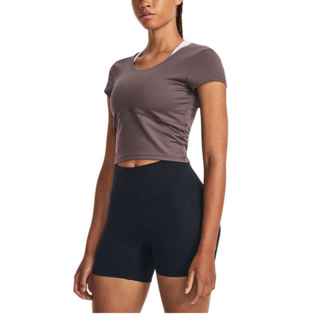 Under Armour Super-Soft Meridian Fitted Training Top - Grey