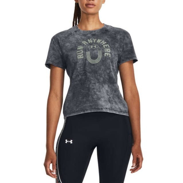 Under Armour Womens Super-Soft Run Everywhere Tee - Black