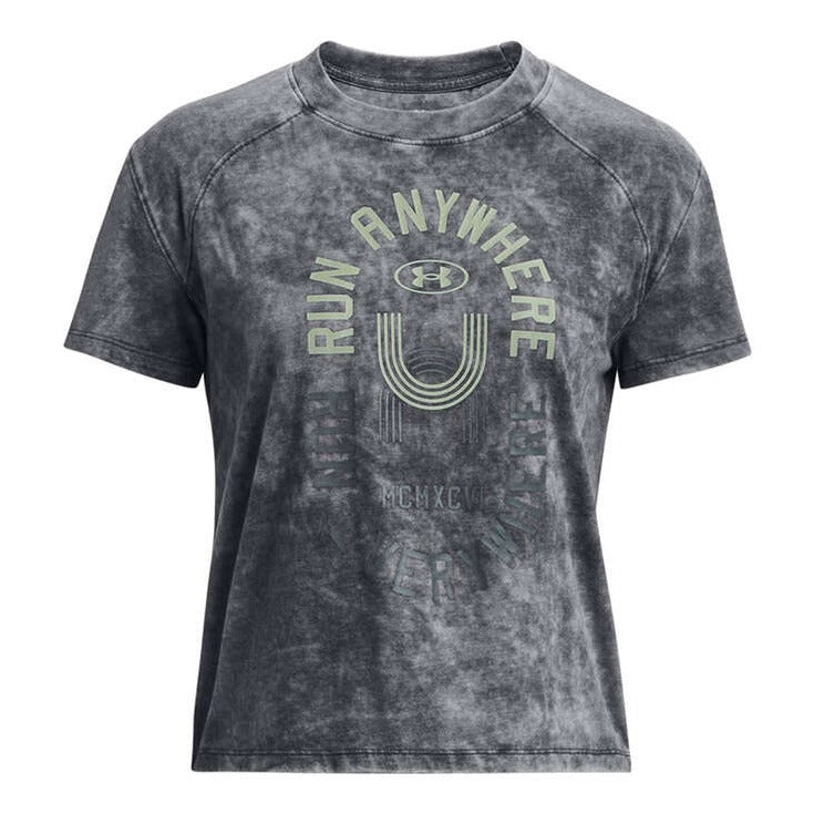 Under Armour Womens Super-Soft Run Everywhere Tee - Black