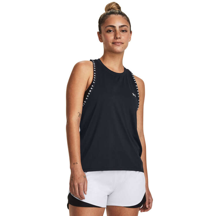 Under Armour Womens T-back Knockout Novelty Tank - Black