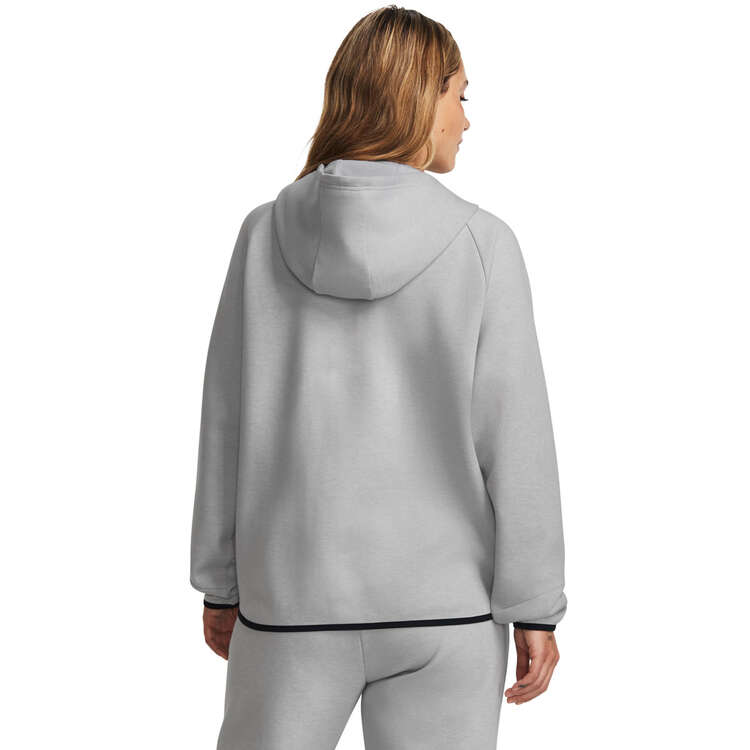 Under Armour Womens Unstoppable Fleece Full Zip Hoodie - Grey