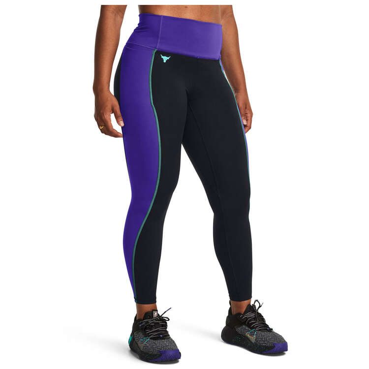 Under Armour High Rise Project Rock LFG Colourblock Ankle Tights - Black