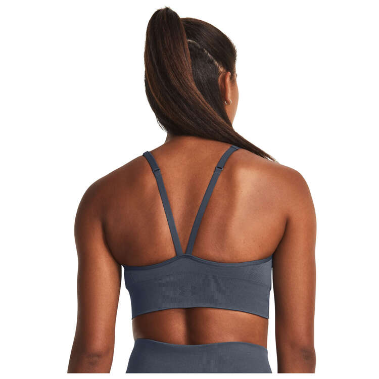 Under Armour Womens Train Seamless Low Support Long Sports Bra - Grey