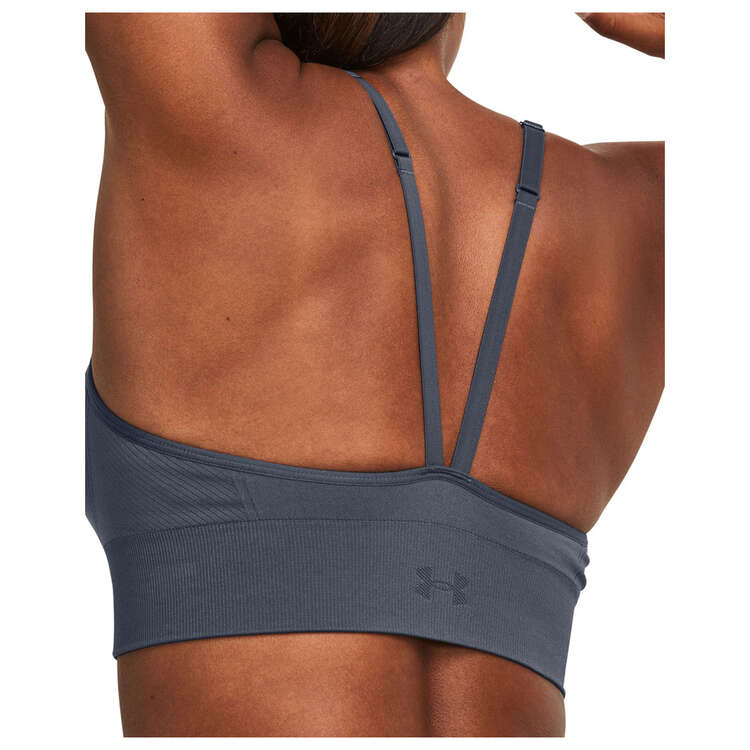 Under Armour Womens Train Seamless Low Support Long Sports Bra - Grey