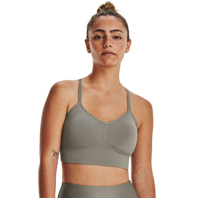 Under Armour Womens Train Seamless Low Support Sports Bra - Green