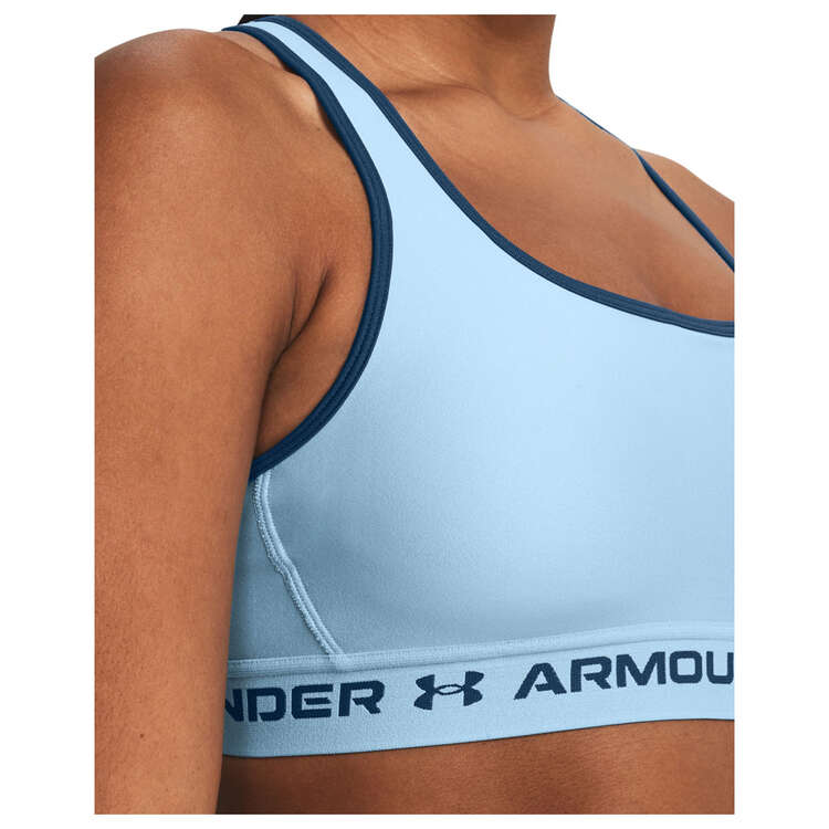 Under Armour Womens Crossback Mid Bra - Blue