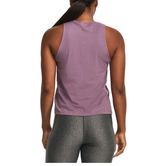 Under Armour Womens Cotton Blend Live Sportstyle Training Tank - Purple