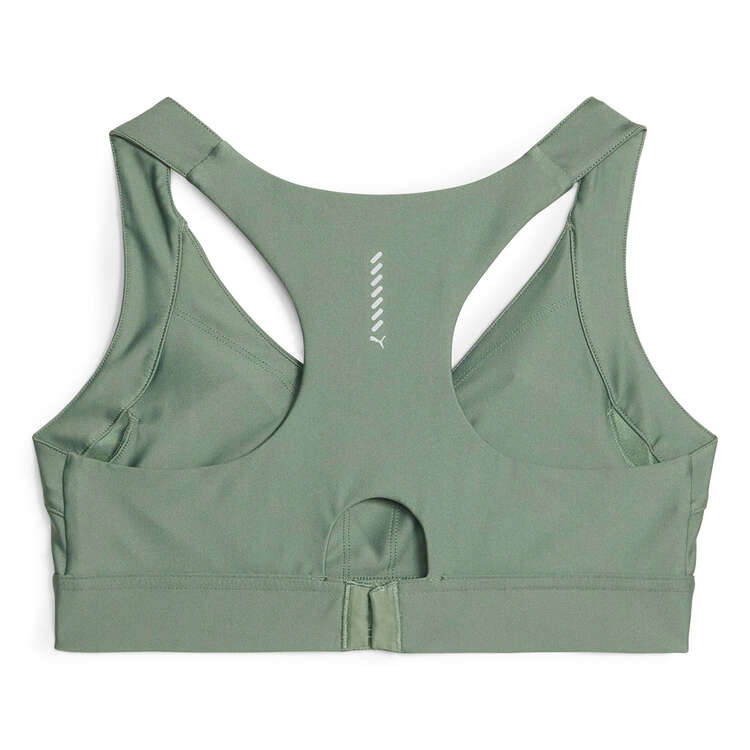 Puma Womens DryCELL Run High Impact Sports Bra - Green