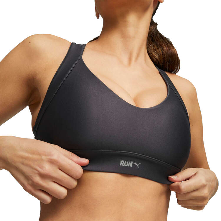 Puma Womens DryCELL Run High Impact Sports Bra - Grey