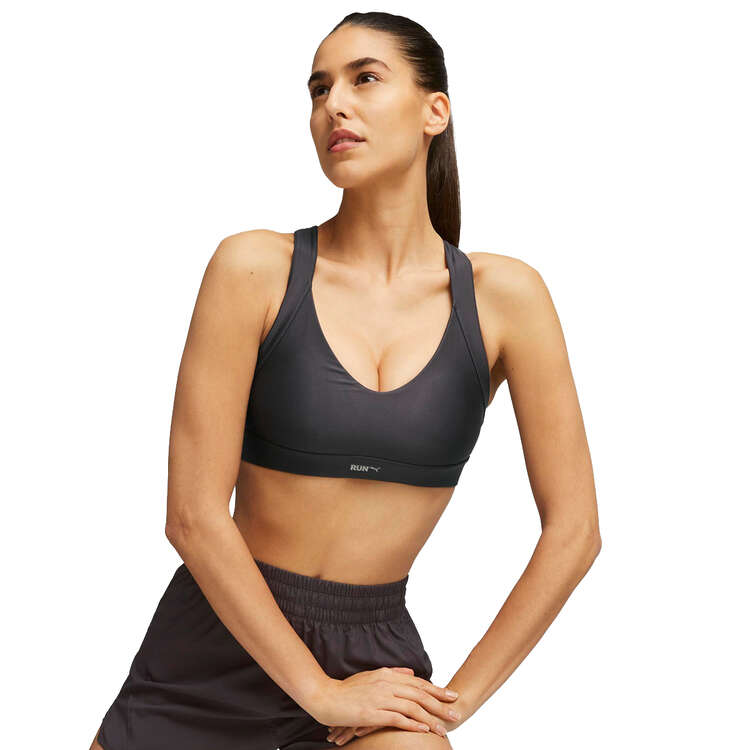 Puma Womens DryCELL Run High Impact Sports Bra - Grey