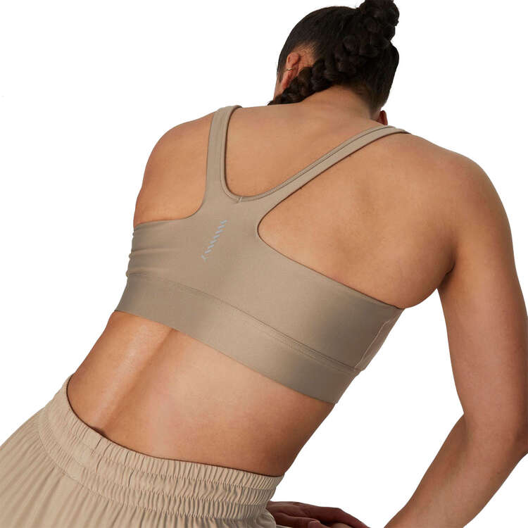 Puma Womens DryCELL Run Mid Impact Sports Bra - Tan