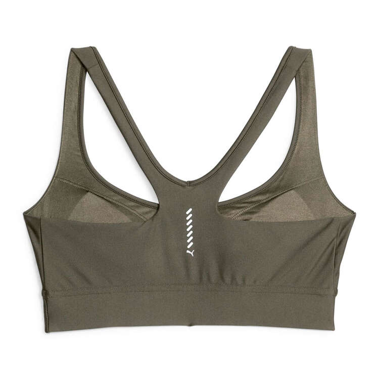 Puma Womens DryCELL Run Mid Impact Sports Bra - Brown