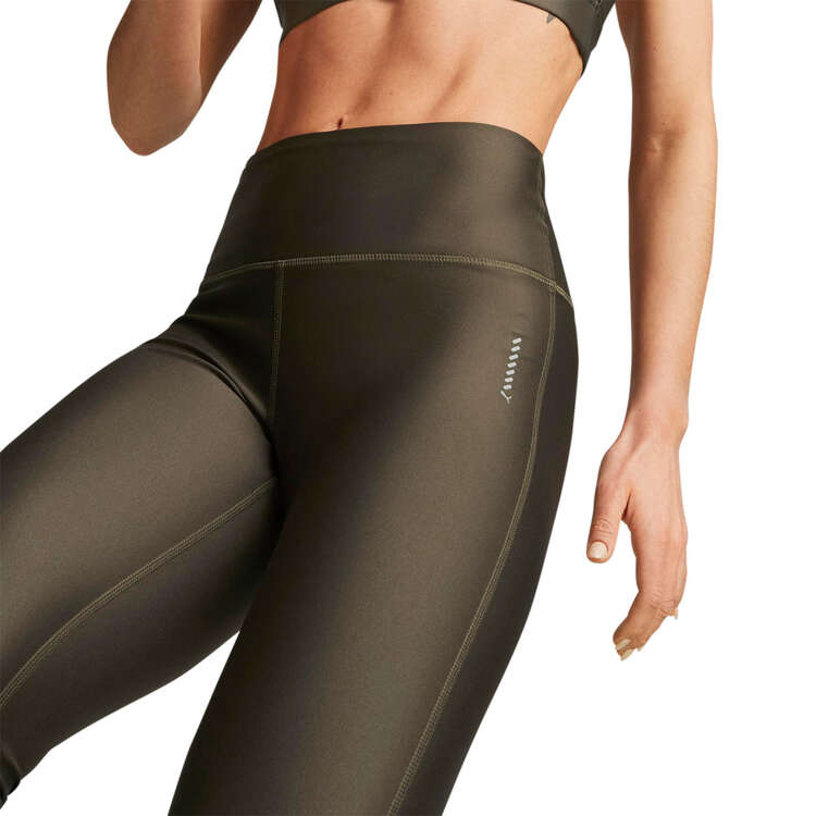 Puma Womens Run High Waist Full-Length DryCell Tights - Brown