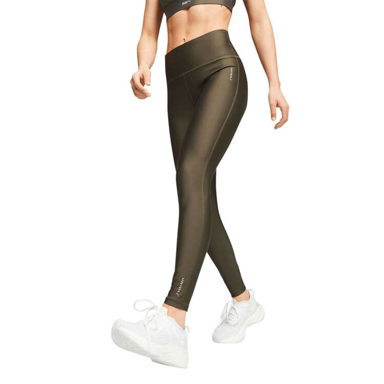 Puma Womens Run High Waist Full-Length DryCell Tights - Brown