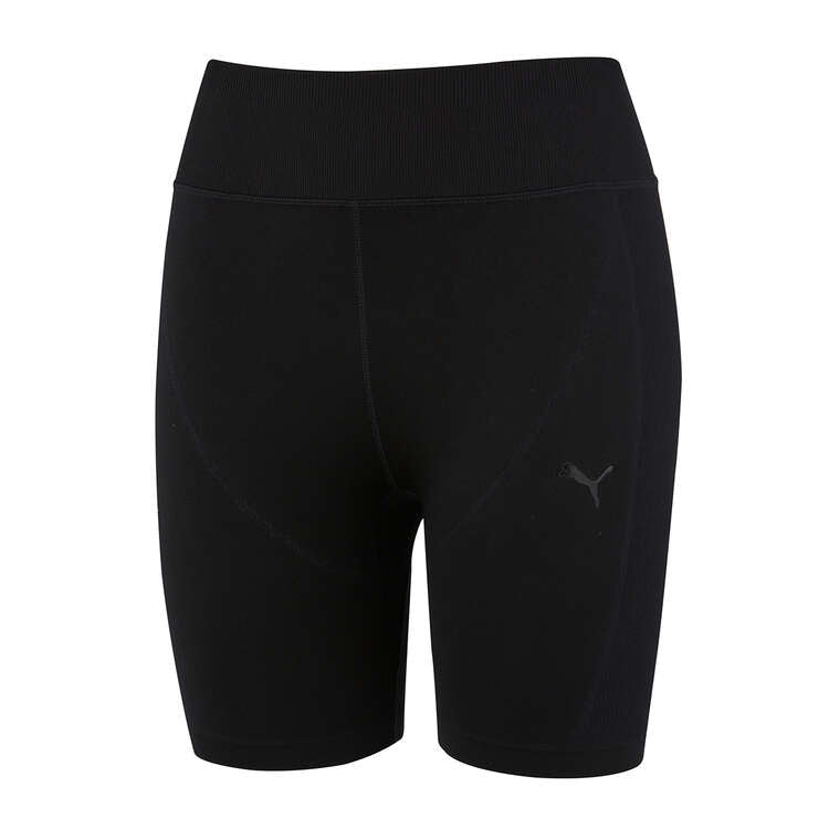 Puma Womens Seamless DryCell Scrunch Short Tights - Black