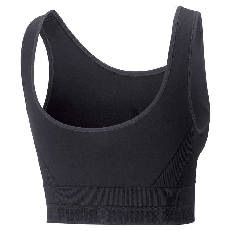 Puma Evoknit DryCELL Crop Top Sports Bra - Black