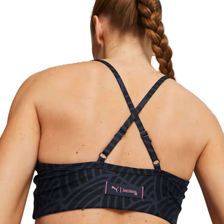 Puma x lemlem Womens DryCELL Low-Impact Training Sports Bra - Black