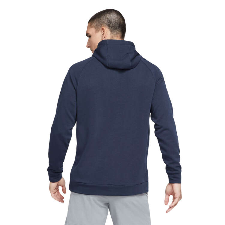 Nike Mens Dry Graphic Pullover Fitness Hoodie - Navy