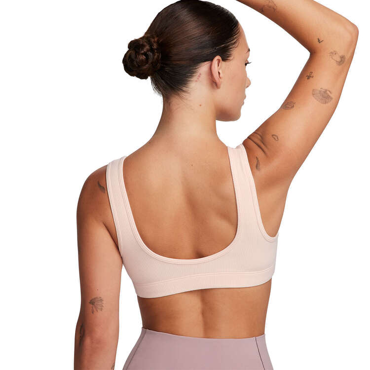 Nike Womens Alate All U Ribbed Dri-FIT Sports Bra - Pink