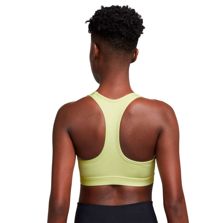 Nike Womens Swoosh Medium-Support Padded Racerback Sports Bra - Green