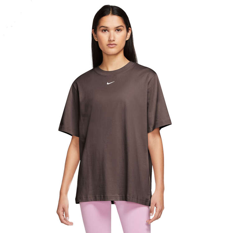 Nike Sportswear Womens Essential Cotton Tee - Brown