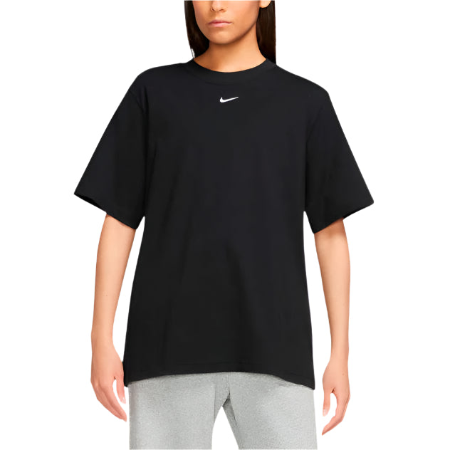 Nike Sportswear Womens Essential Cotton Tee - Black